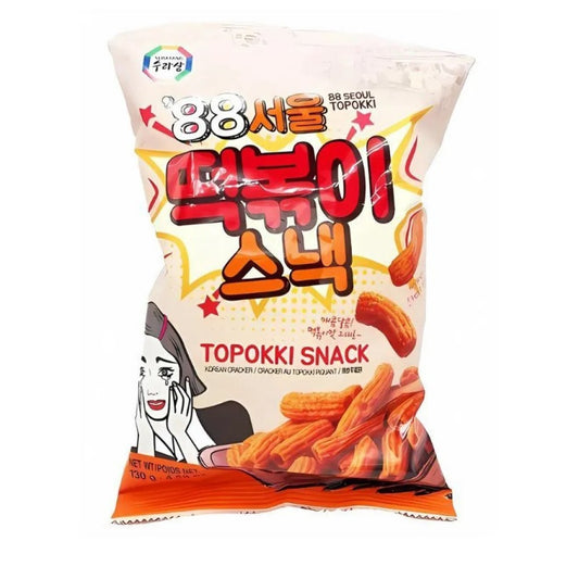 Salgadinho de Arroz Doce e Picante Topokki 130g Surasang