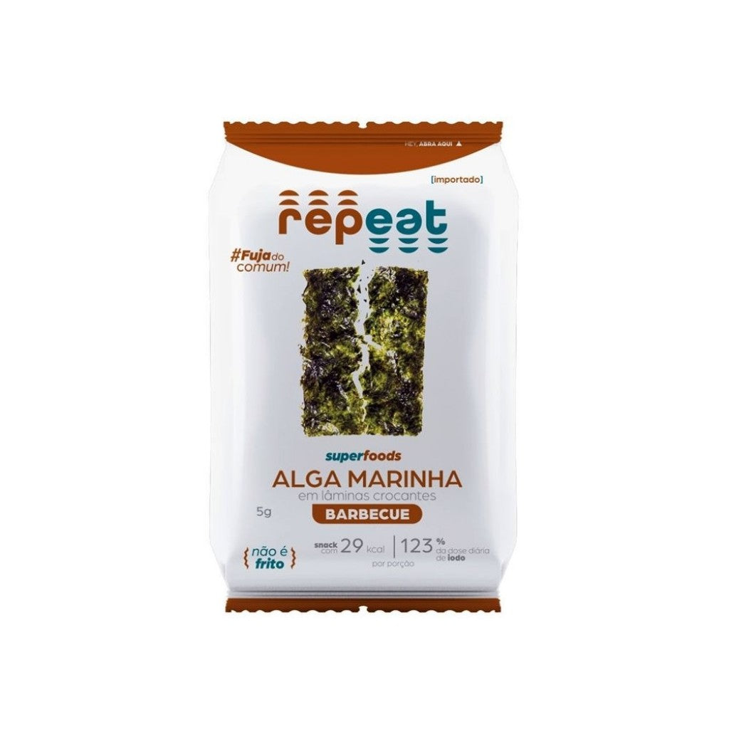 Snack de Alga Marinha Barbecue 5g - Repeat
