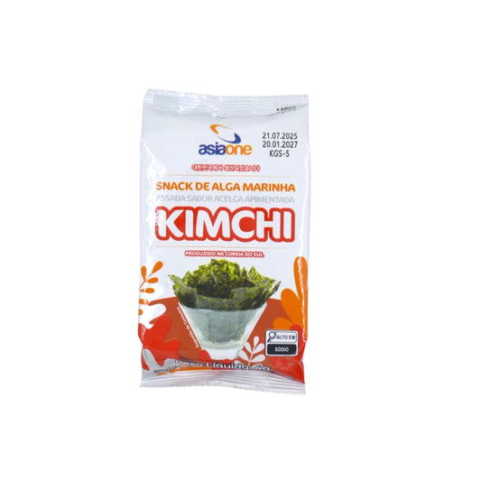 Snack de Alga Marinha Sabor Kimchi Okazunori 4g Asia One