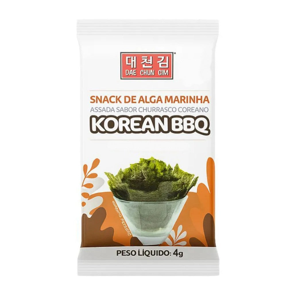 Snack de Alga Marinha Sabor Bbq Okazunori 4g Asia One