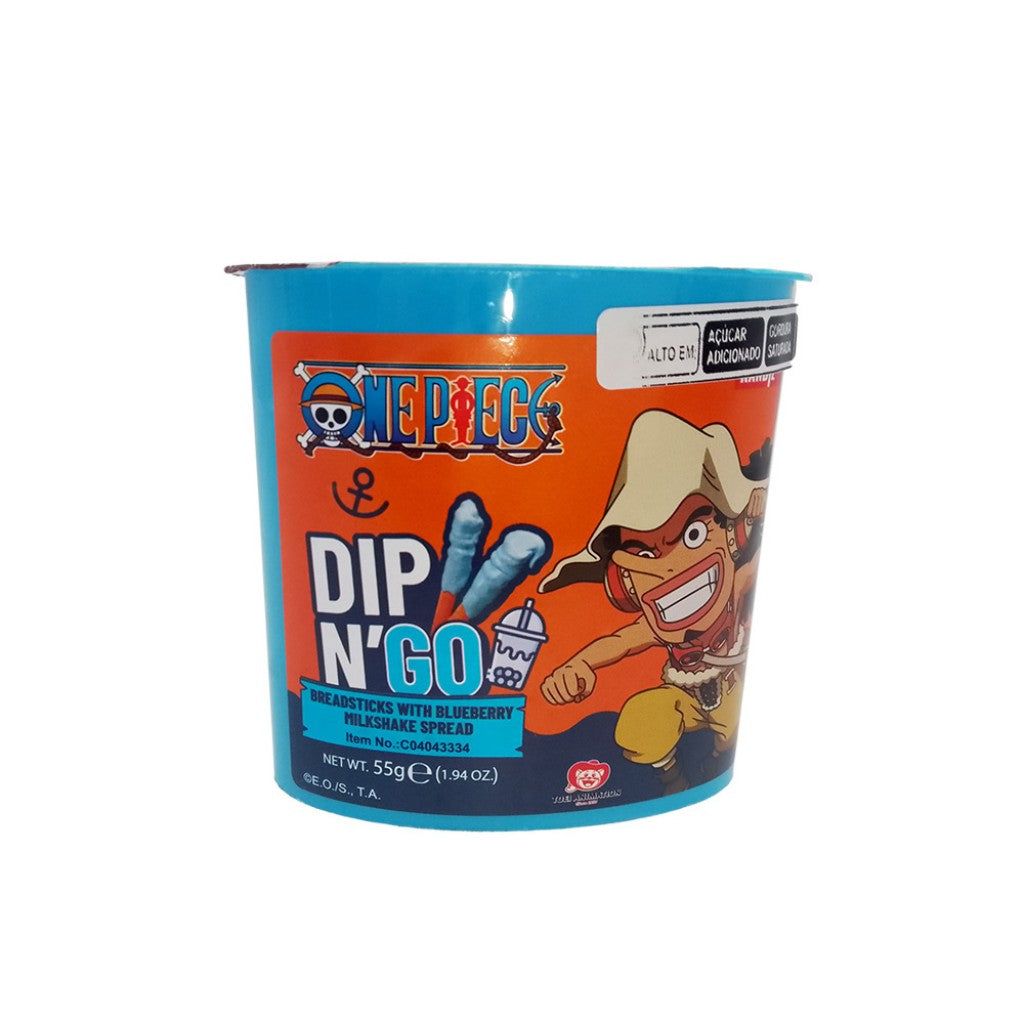 Sticks com Creme de Mirtilo ONE Piece 55g Dipn Go