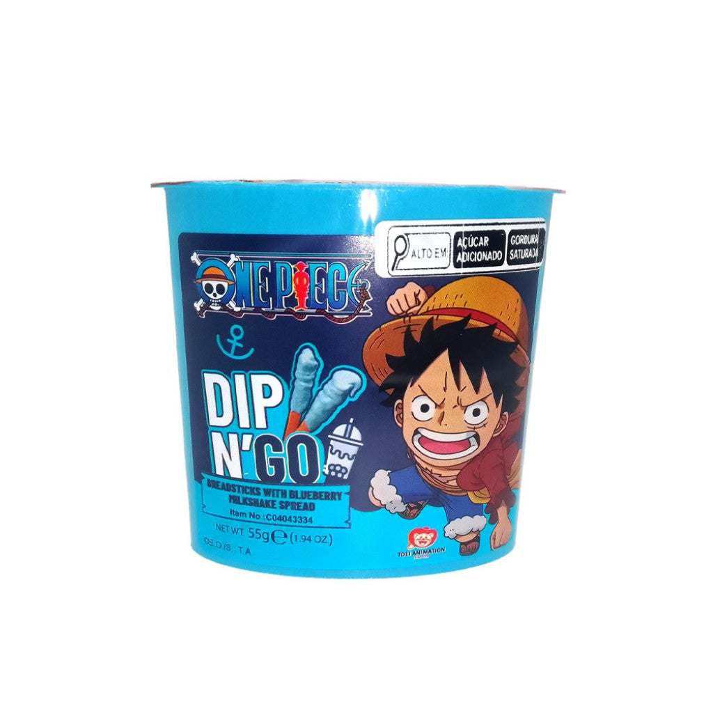 Sticks com Creme de Mirtilo ONE Piece 55g Dipn Go