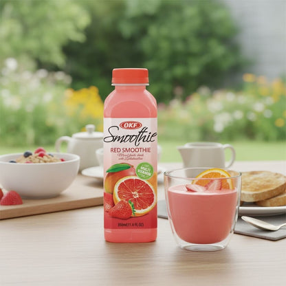 Suco Smoothie OKF Frutas Vermelhas 500ml Natural e Refrescante