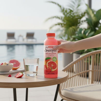 Suco Smoothie OKF Frutas Vermelhas 500ml Natural e Refrescante