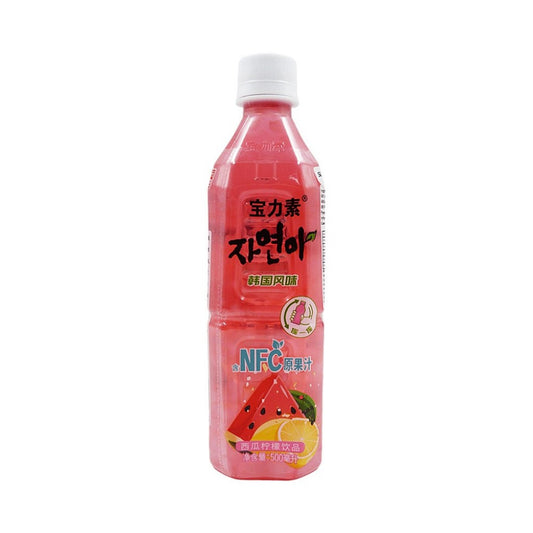Suco de Melancia e Limão com Nata de Coco 500ml Nfc
