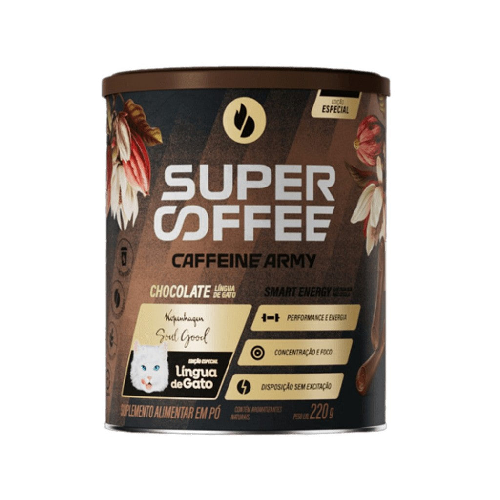 Suplemento Chocolate Lingua de Gato 220g Supercoffee