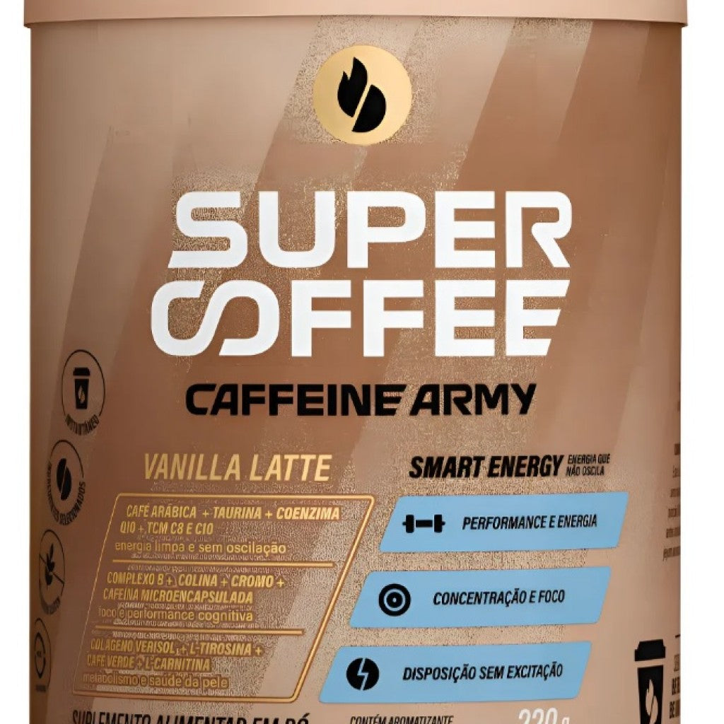 Suplemento Smart Energy Vanilla Latte 220g Supercoffee