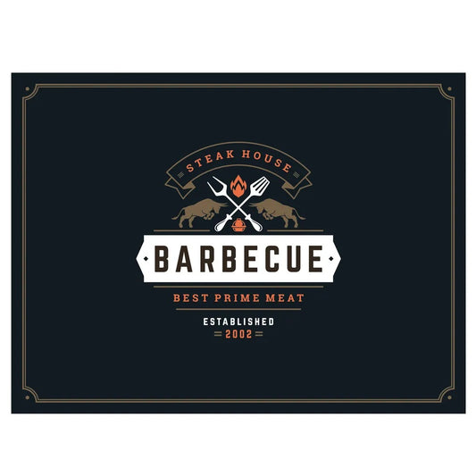 TABUA DE CORTE RETANGULAR BARBECUE EM VIDRO 40X30CM DYNASTY