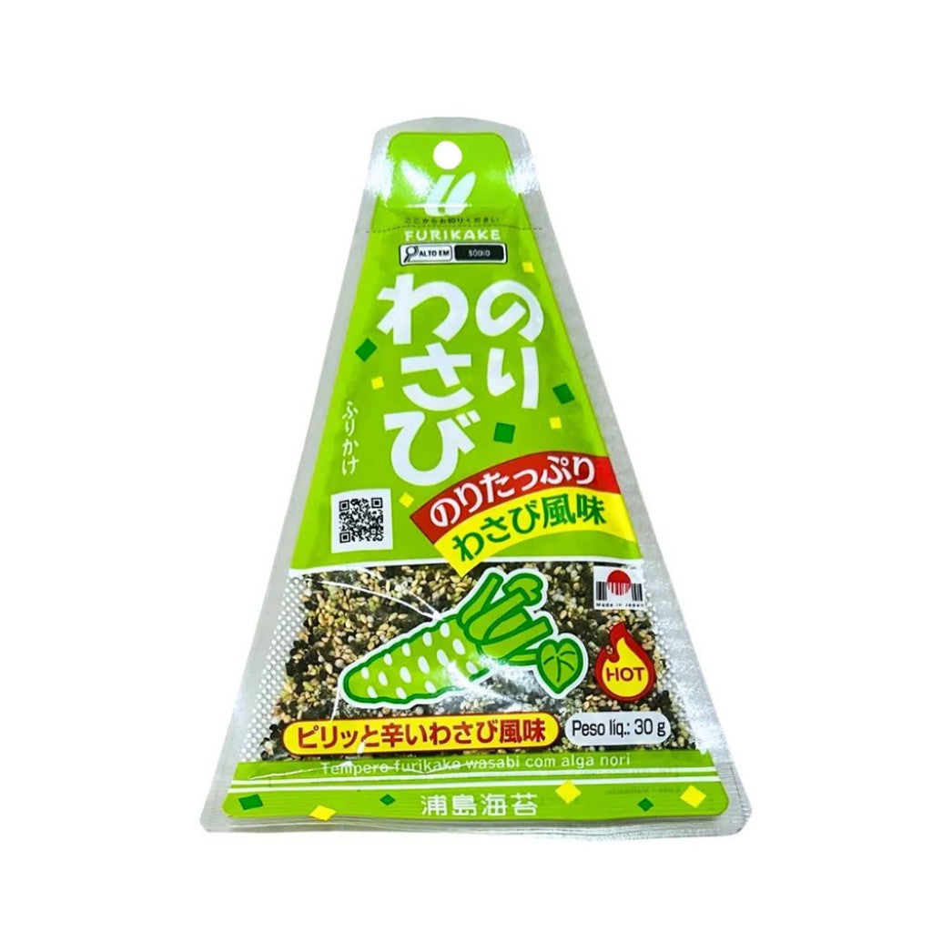 Tempero para Arroz Furikake Nori Wasabi 30g Urashima