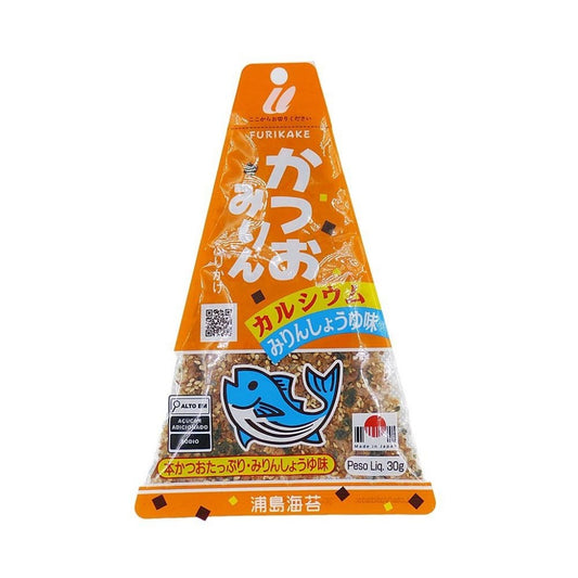 Tempero para Arroz Furikake Sabor Peixe Katsuo e Mirin 30g Urashima