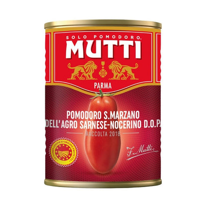 Tomate Sem Pele San Marzano DOP Mutti 400g - Autêntico Sabor Italiano