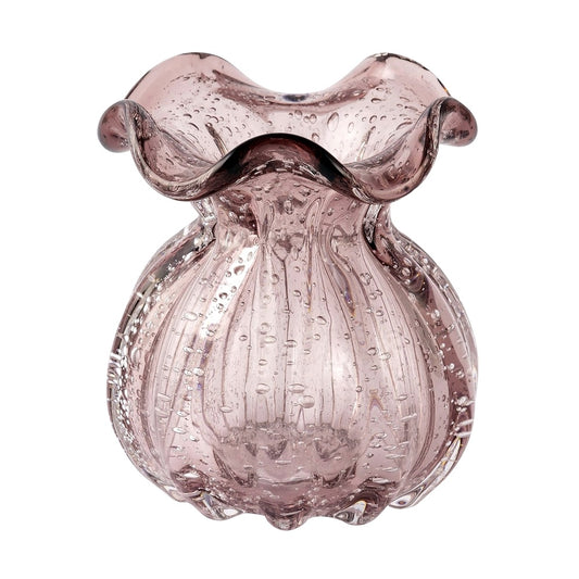 VasoTrouxinha Veneza Murano Ametista 11,5cm