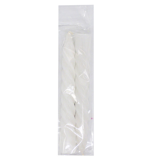 Kit com 2 Velas Corda Branca 17,5cm