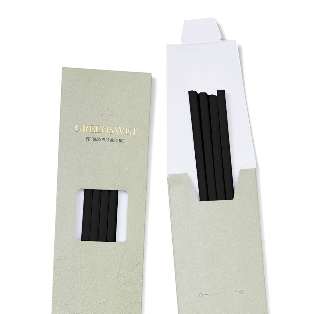 Varetas para Difusor de Aromas Pretas 4 Unidades Greenswet