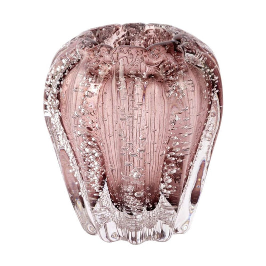 Vaso Decorativo Veneza Murano Ametista 12cm