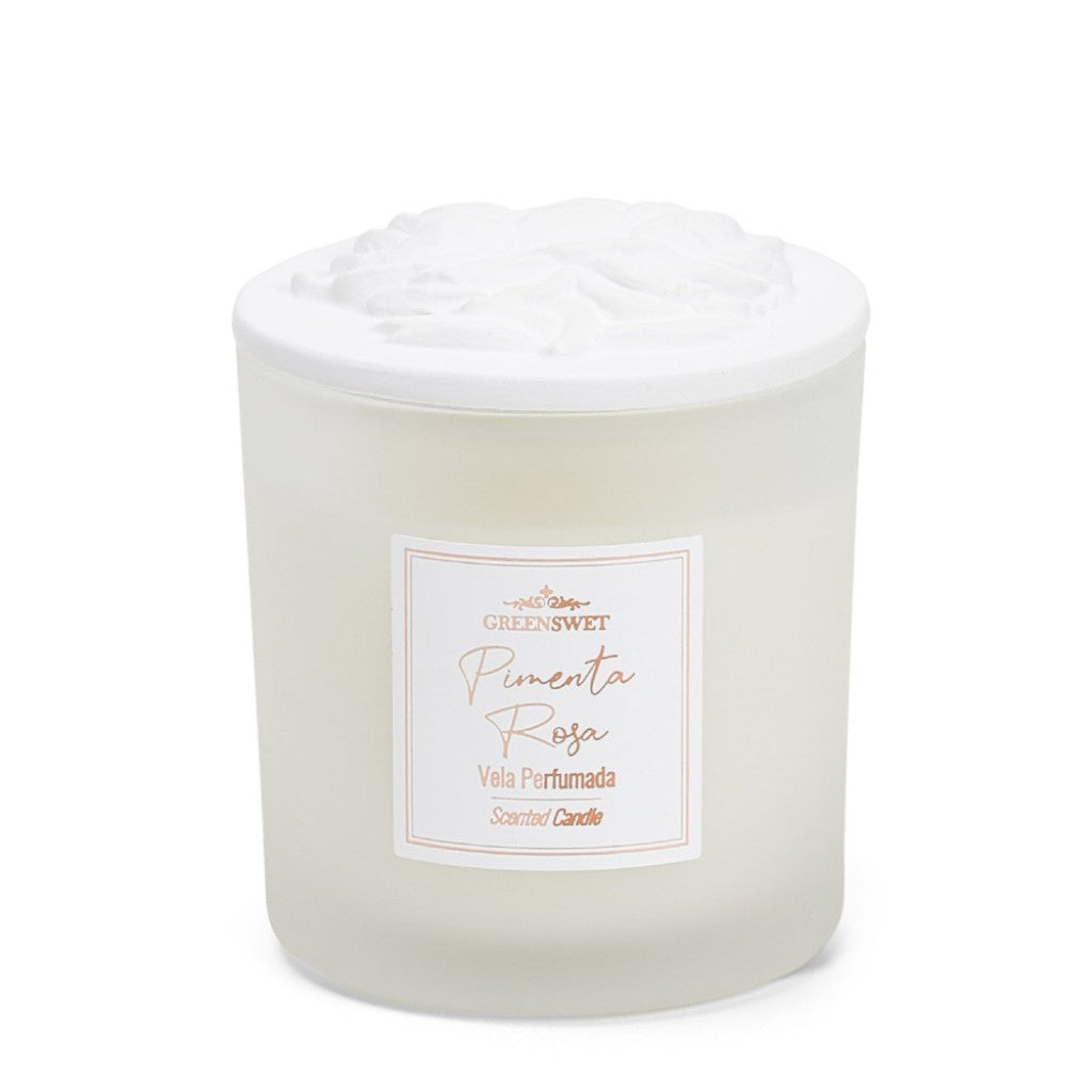 Vela Perfumada Pimenta Rosa 180g Greenswet