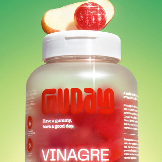 Vinagre de Maçã Gummies Guday 60un - Suplemento para Digestão