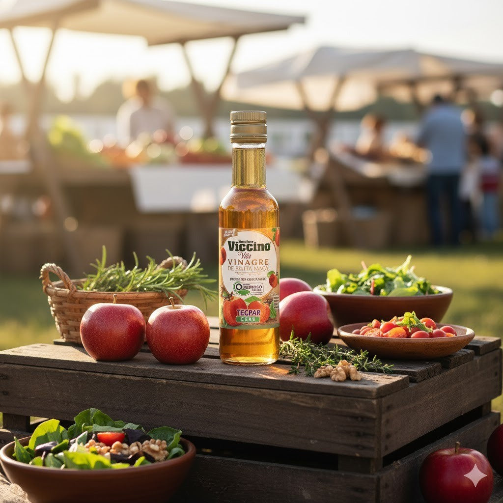 Vinagre de Maçã Orgânico 250ml Senhor Viccino