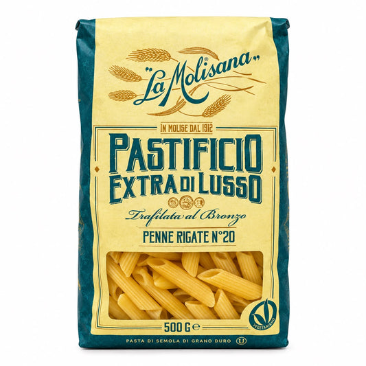 MACARRAO PENNE RIGATE N°20 500G LA MOLISANA