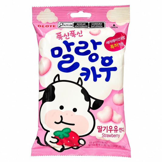 Bala de Morango 79g Lotte