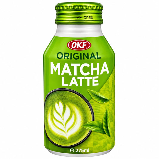 BEBIDA PRONTA COREANA MATCHA LATTE ORIGINAL 275ML OKF