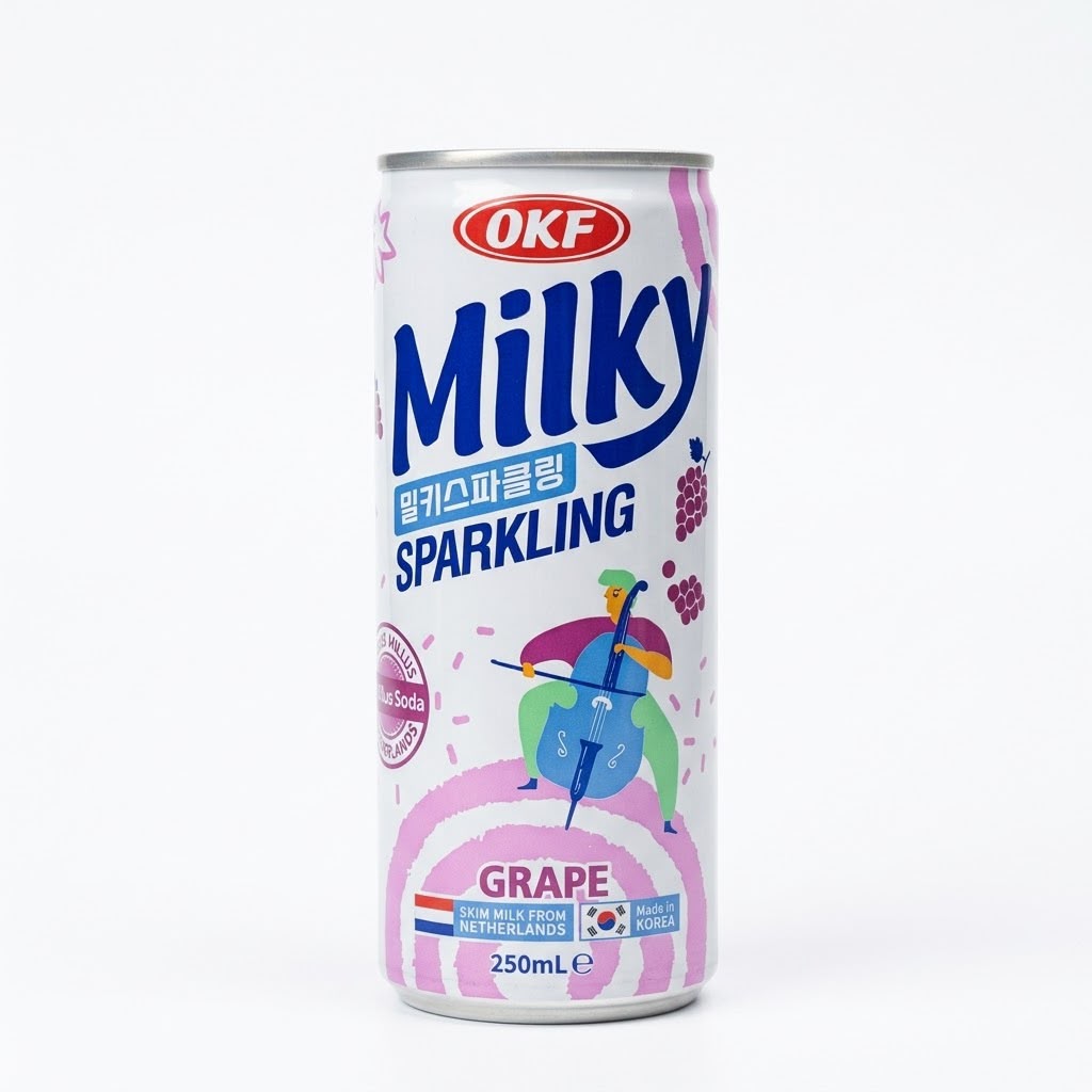 REFRESCO MILKY BE HAPPY UVA 250ML OKF