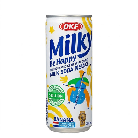 REFRESCO MILKY BE HAPPY BANANA 250ML OKF