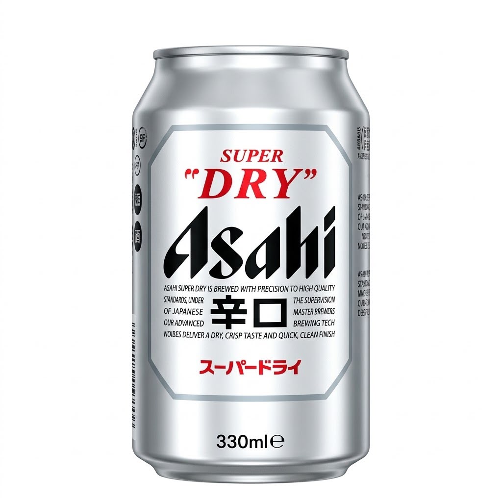 Cerveja Asahi Super Dry Lata 330ML