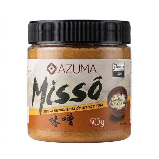Missô Azuma Pasta de Soja Tradicional 500g para Missoshiro e Culinária Oriental
