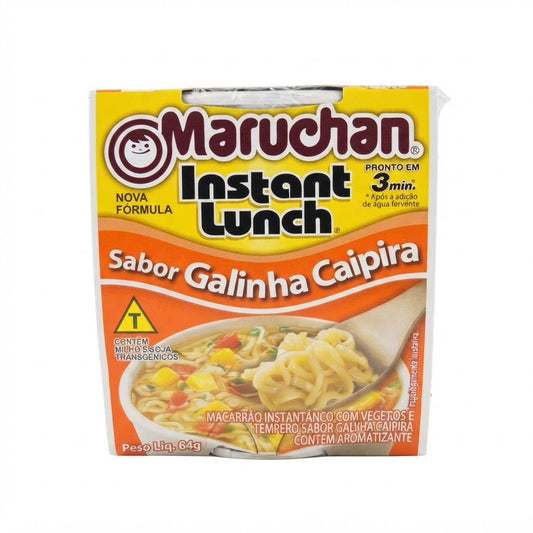MACARRAO INSTANTANEO LUNCH SABOR GALINHA CAIPIRA 64G MARUCHAN