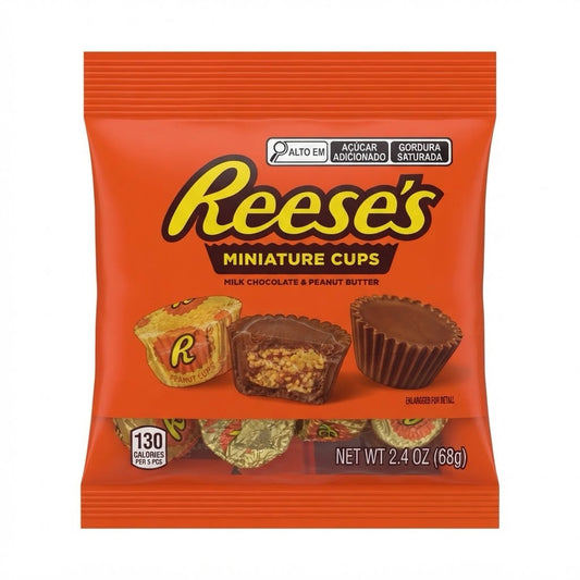 CHOCOLATE PEANUT MIX BUTTER MINIATURE CUP 68G REESES