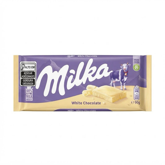 BARRA DE CHOCOLATE BRANCO 90G MILKA