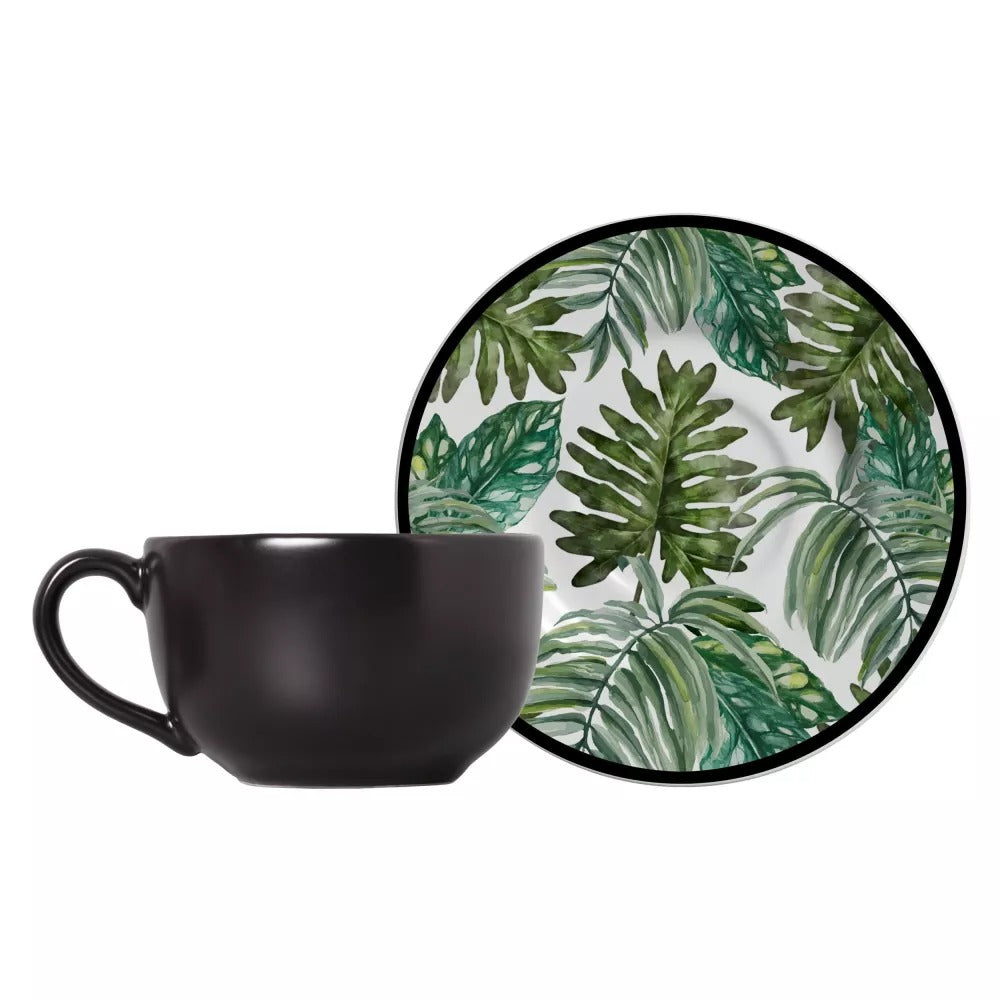 Conjunto de 6 Xícaras de Chá com Pires Tanzânia 200ml Alleanza