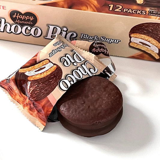 Alfajor Choco Pie Açúcar Mascavo e Leite 336g Lotte