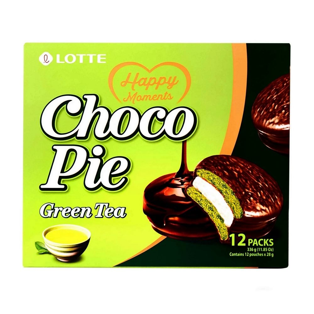 Alfajor Choco Pie Chá Verde 336g Lotte