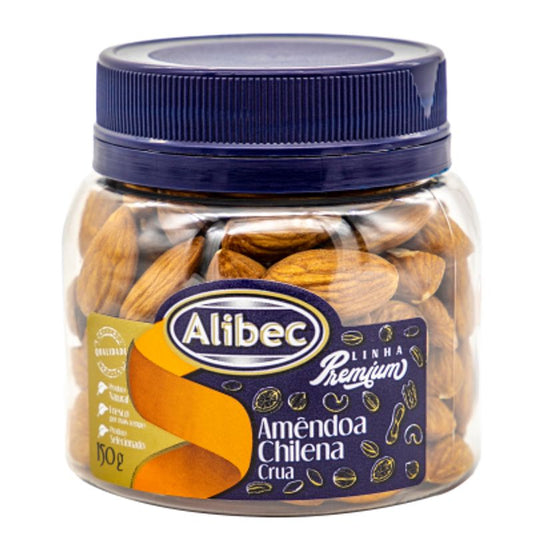 Amendoa Chilena Crua Pote 150g Alibec