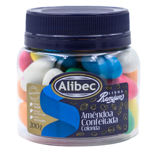 Amendoa Confeitada Colorida Pote 200g