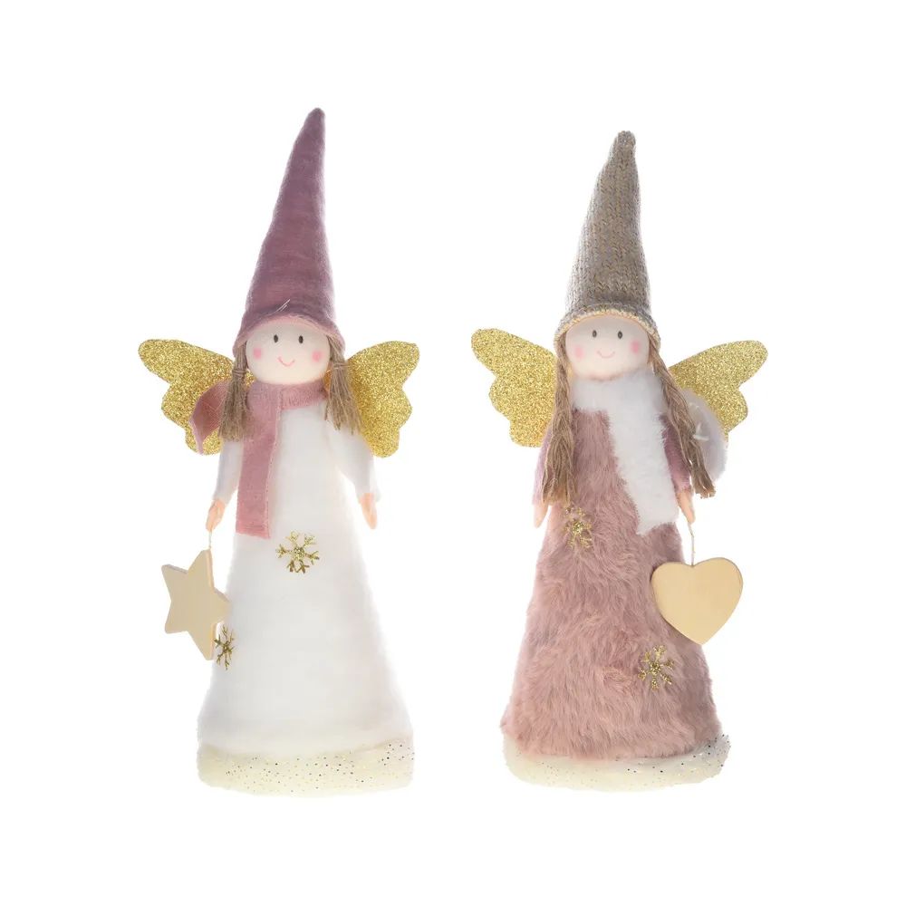 Anjinho Decorativo Rosa 15cm