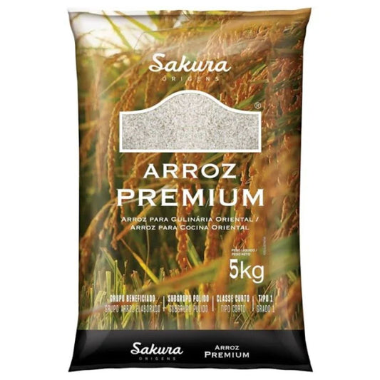 Arroz Tipo 1 para Culinária Oriental 5kg Sakura