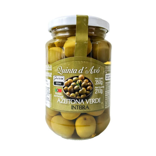 Azeitona Verde 350g Quinta D Avó