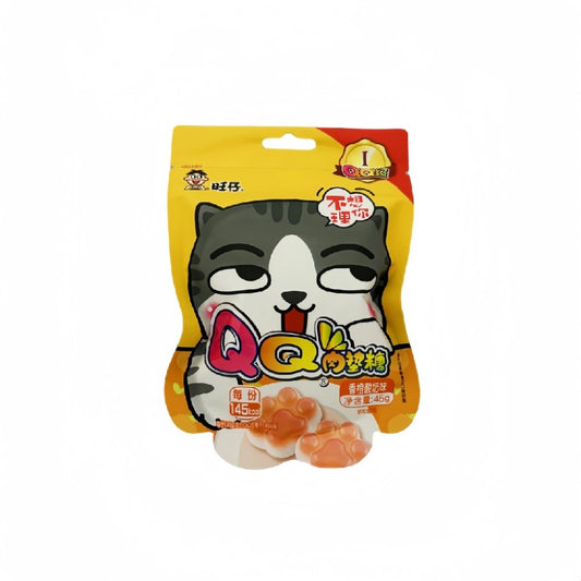 Bala de Goma Kitty Palm QQ Iogurte e Laranja 45g