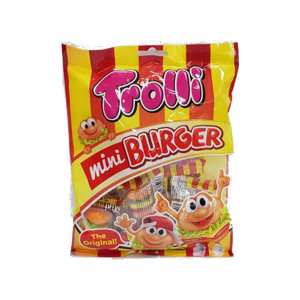 Bala de Gelatina Mini Burger 90g Trolli