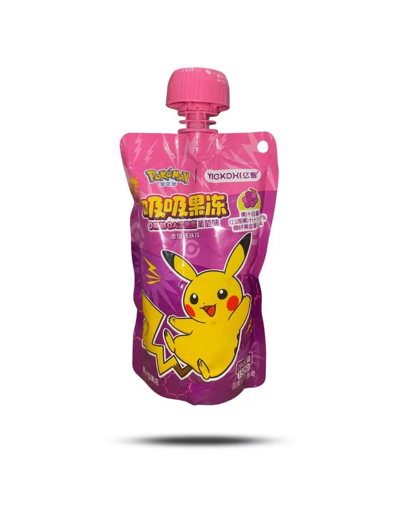 Bala Gelatina Uva 150g Pokémon