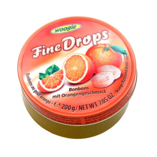 Balas de Laranja Lata 200g Woogie