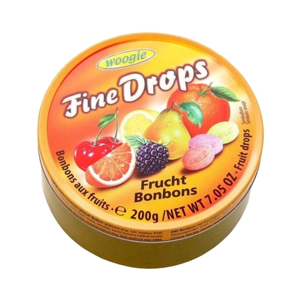 Bala Mix de Frutas Lata 200g Woogie