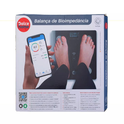 Balança de Peso Bioimpedância Dolce Home