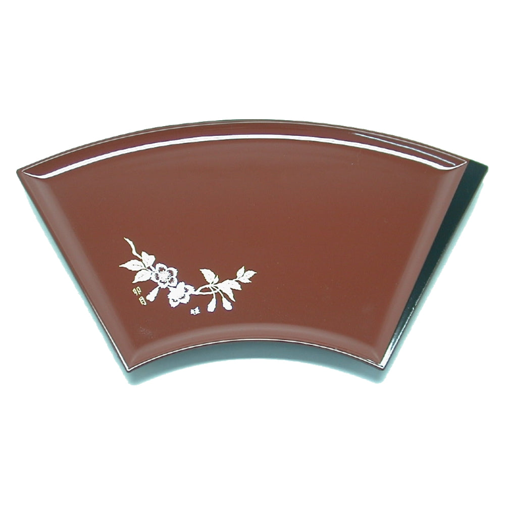 Bandeja Sushi Sashimi Leque Ideograma Preto