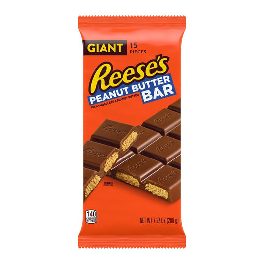 Barra de Chocolate Recheio de Pasta de Amendoim 208g Reeses