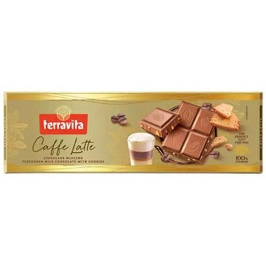 Barra de Chocolate ao Leite Sabor Caffee Latte 225g