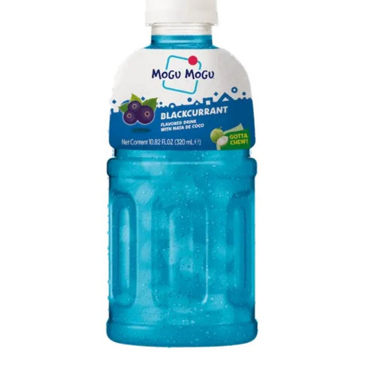Bebida de Groselha Preta com Nata de Coco 320ml Mogu Mogu